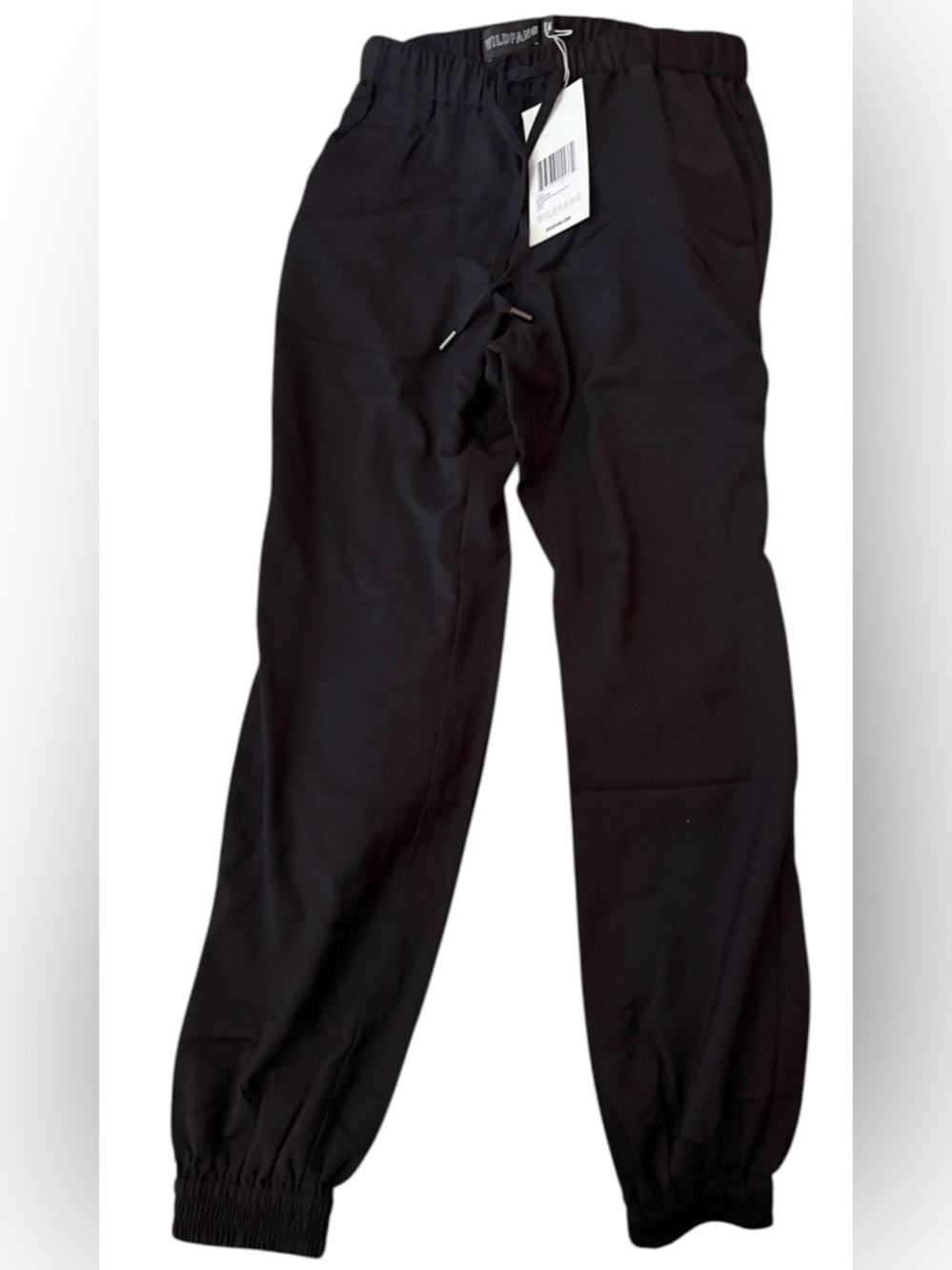 Wildfang Black Drawstring Empower Joggers pants